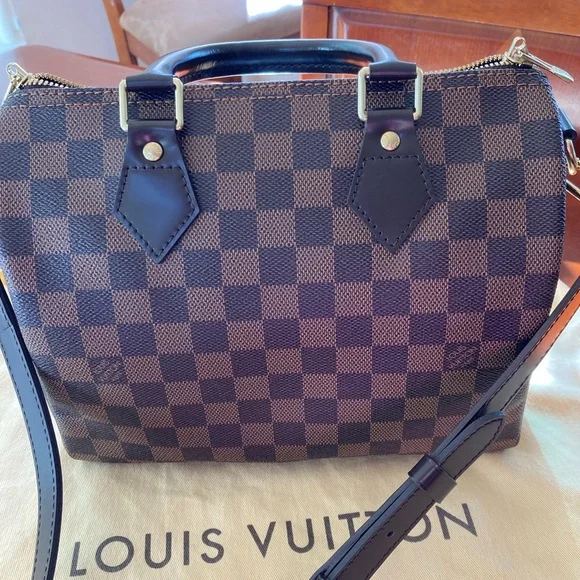 Louis Vuitton Damier Ebene Speedy Bandouliere 25 - Picture 4 of 15